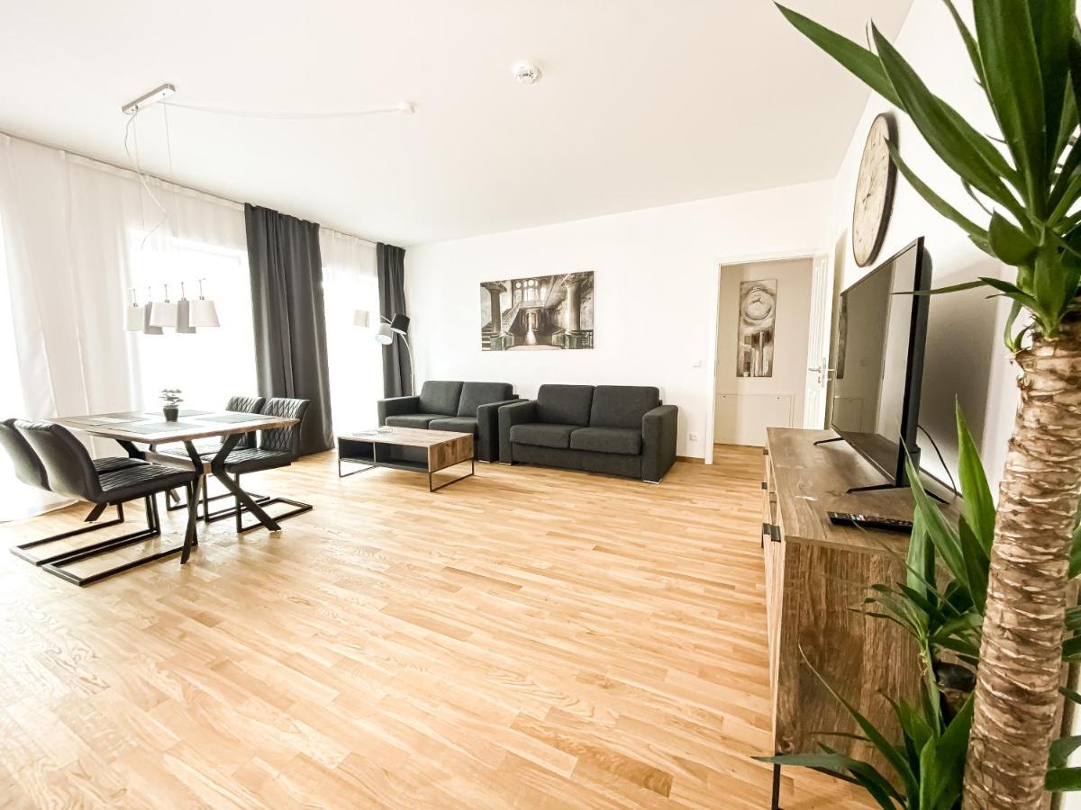 Modernes Luxus-Apartment Im Leipziger Zentrum Exterior foto